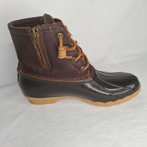 Sperry Brown and Black Winter Boots